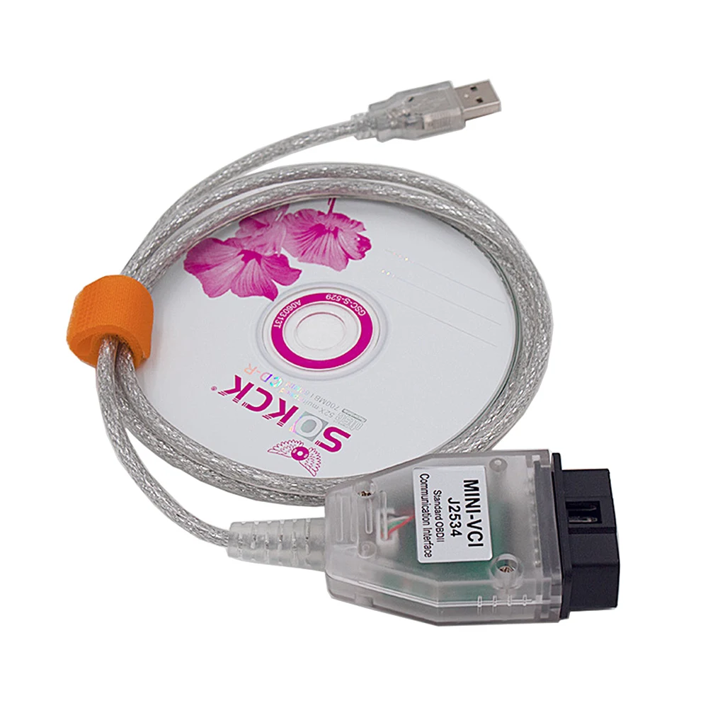 Мини vci V13.00.022 FT232RL J2534 16 Pin OBD2 диагностический кабель Techstream для Защитные чехлы