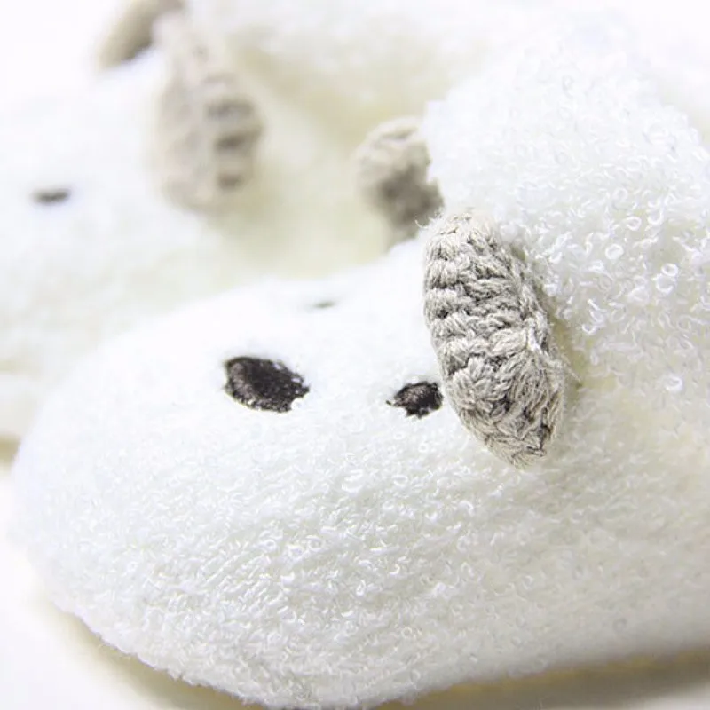 Cute Newborn Baby Boy Girls Socks Unisex Infant Cute Bear Crib Warm Shoes SODUS