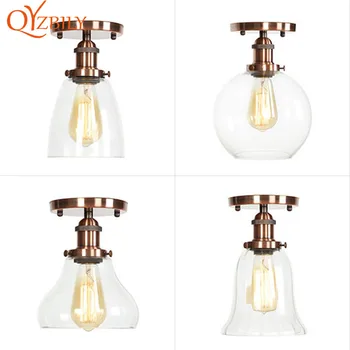 

Ceiling Lights Industrial Vintage Ceiling Lamp Glass for Living Room Cristal Dining Room Kitchen Yeelight Living Room Decoration
