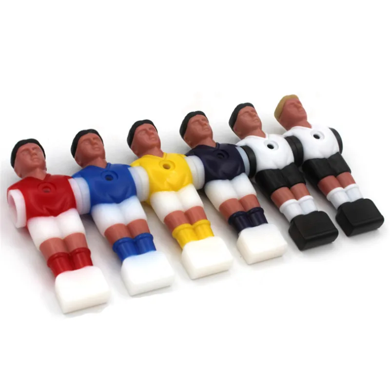 11Pieces 5 Colors Top Quality kickers Soccer Table Player Foosball Soccer Vivid Character Design For Mini-foosball-table