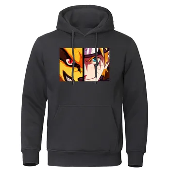 

Japan Anime Kurama kyuubi Naruto Print Men Hooded Sweatshirts 2020 New Arrival Spring Winter Hoodies Warm Fleece Loose Tracksuit