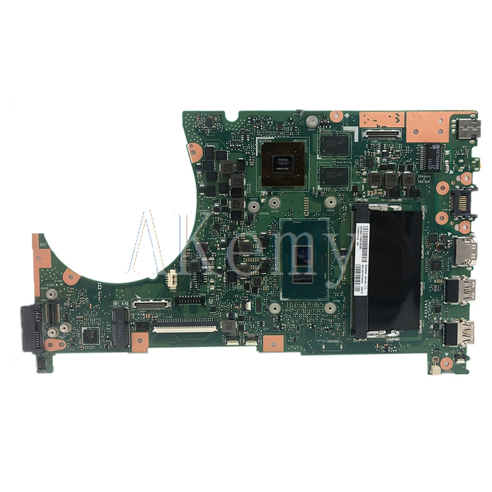 Akemy Q552UB материнская плата для ноутбука ASUS Q552UB Q552U оригинальная материнская плата I7-6500U 4 ГБ-RAM протестирована ОК