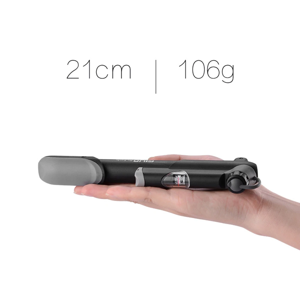 Portable Bicycle Pump Alloy Cycling Air Pump Motorcycle Tire Inflator Mini Hand Schrader Presta Valve MTB Road Bike Pump BC0280 (3)