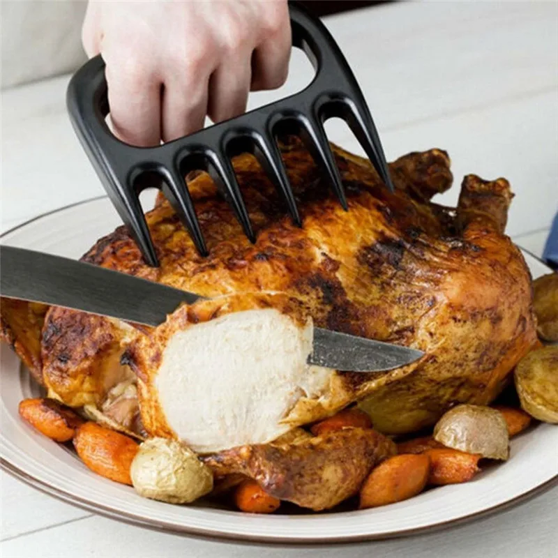 2pcBarbecue лапы мясо когти тянут курица Шредер свинина обработчик резьбовые вилы барбекю гриль мясо обработчик Кухня вилки инструмент