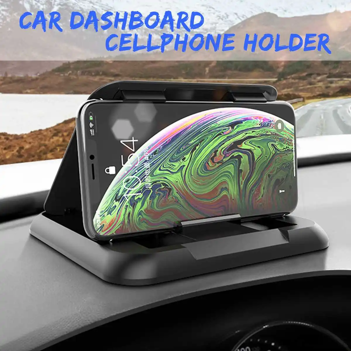 

Car GPS Holder Mount For Navigation 3.5-6.5 Inch Phone Stand Car Dashboard Anti Slip Mat Stable Tablet Bracket Stand for iPhone
