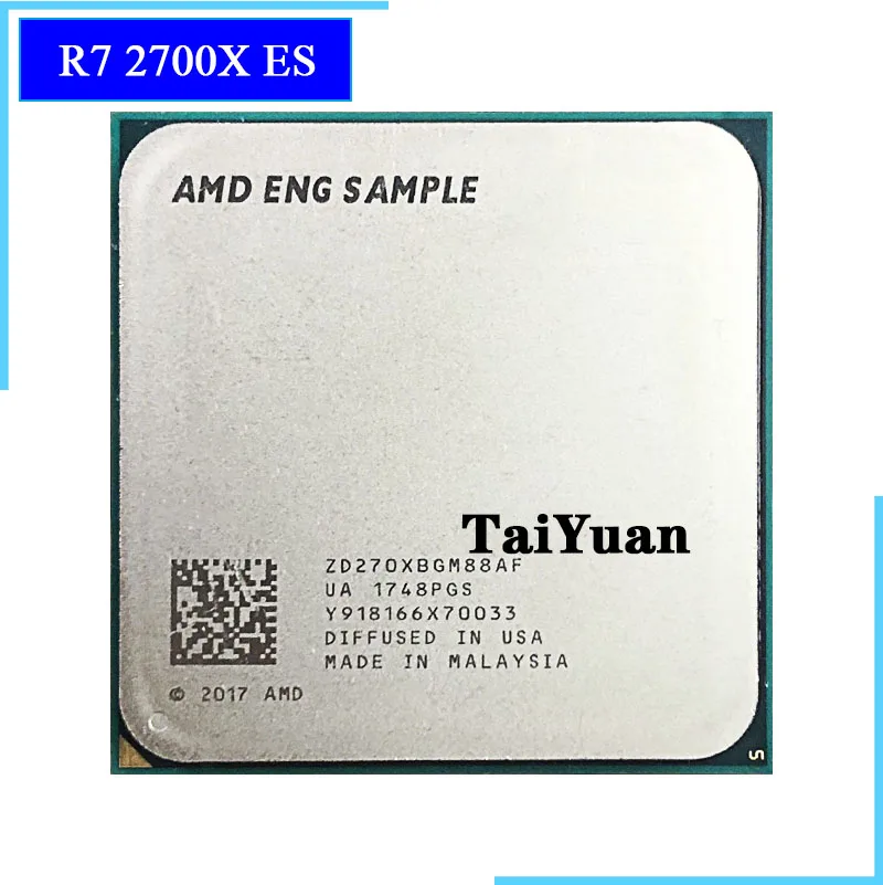 Процессор AMD Ryzen 7 2700X ES 3.7 ГГц 8 ядер 16 Мб разъем AM4 б/у | Компьютеры и офис