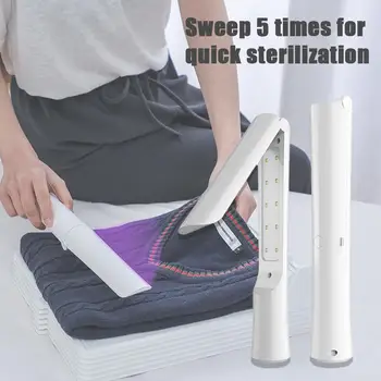 

UV LED Sanitizer Portable Chargeable Foldable Ultraviolet Disinfection Light Without Chemicals for Home Car Germ-Killing Lamp
