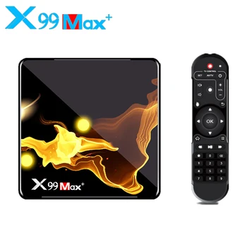 

X99 MAX PLUS Smart TV BOX Android 9.0 Amlogic S905X3 4GB RAM 32GB 64GB 128GB ROM 5G WiFi 1000M LAN Bluetooth 4K HD Set Top Box