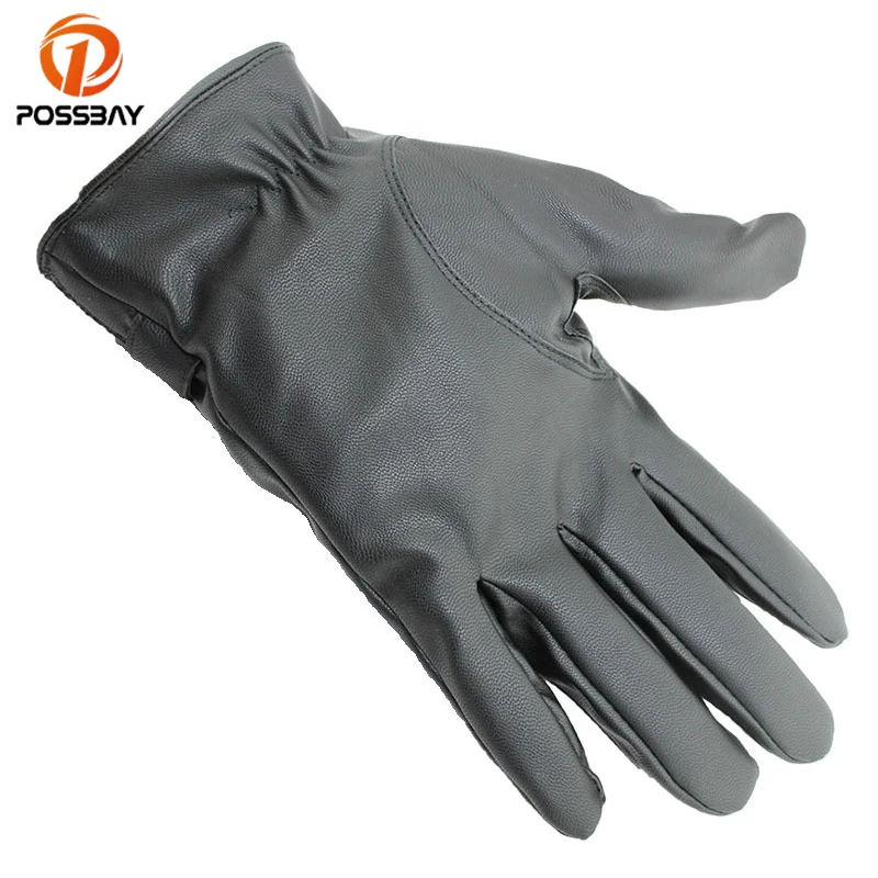 Posbay Ретро Мотоциклетные Перчатки Кожаные зимние водонепроницаемые Guantes мото