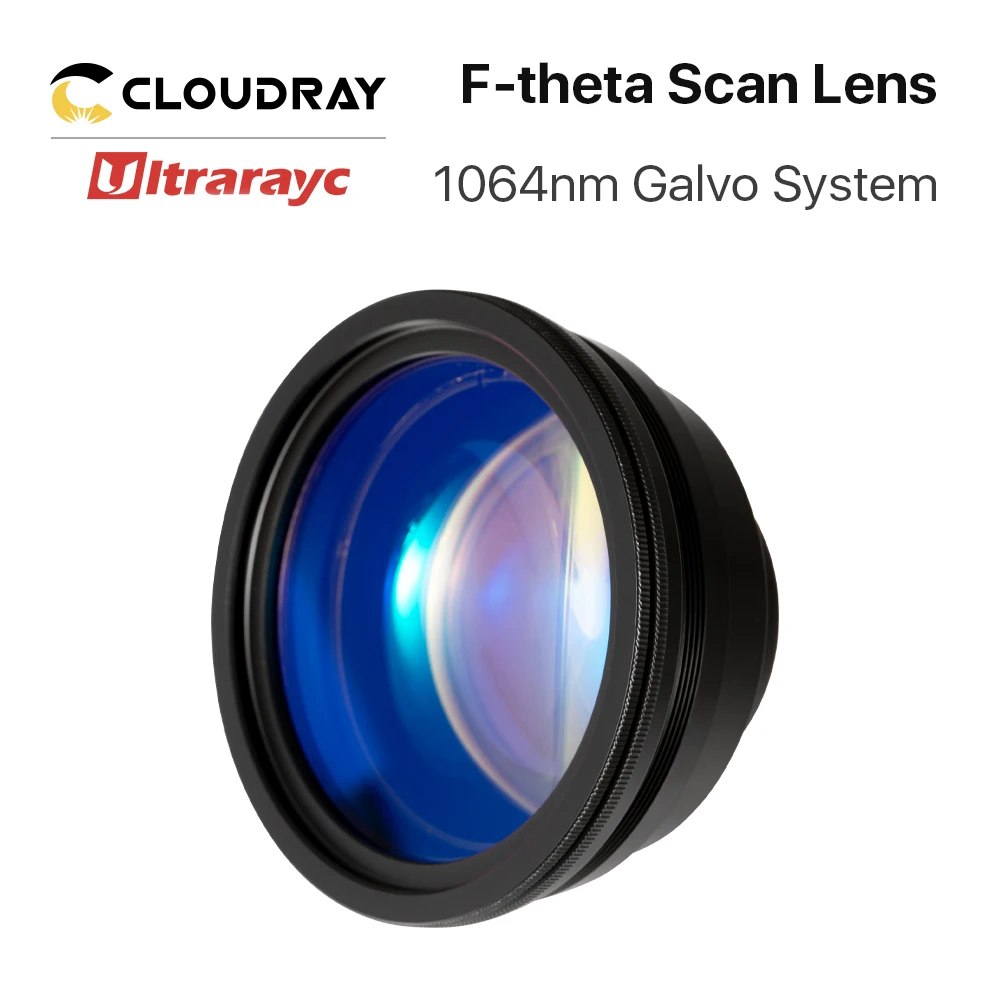 FL100 D70x70 Cloudray f-Theta Scan Lens Field Lens 1064 NM 62 x 62 F100 110 x 110 435 mm per 1064 NM Yag Fibra Ottica Laser Marker 300 x 300 