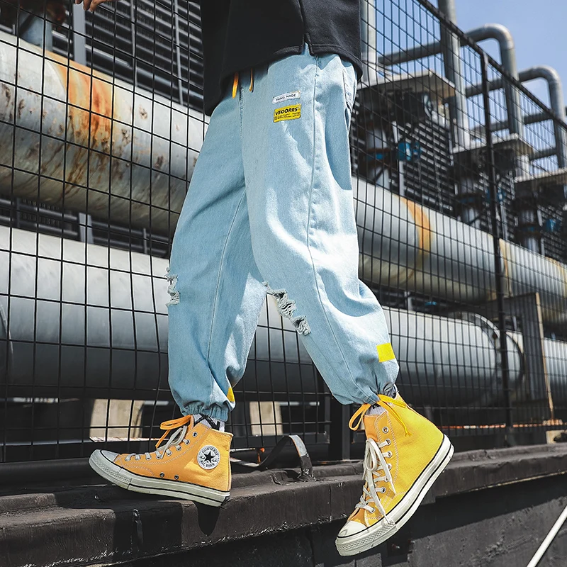 Новинка, лаконичный стиль, Цветные Лоскутные, с дырками, процесс стирки ...