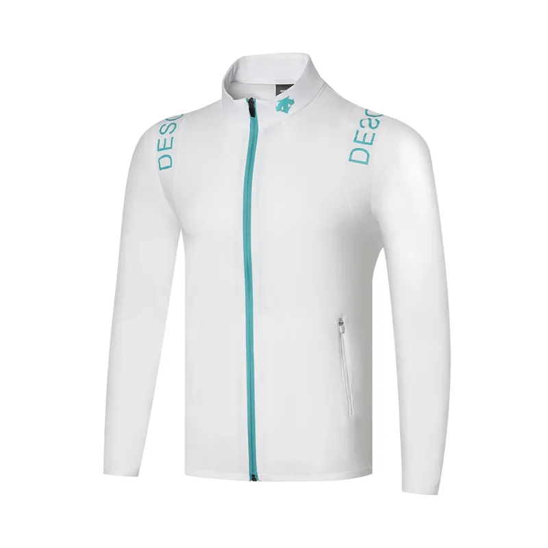 QD2019 Одежда Для Гольфа Мужская тонкая ветровка футболка для гольфа быстросохнущая дышащая одежда для гольфа