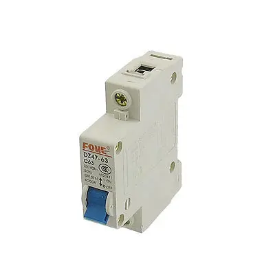 

AC 230V/400V 63A Single Pole Overload Protection MCB Mini Circuit Breaker