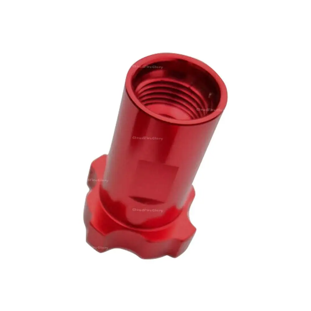 CloudFireGlory For PPS Cup Gun Pot Joints Adapter M14x1mm Internal Thread Spray Gun Connector Red