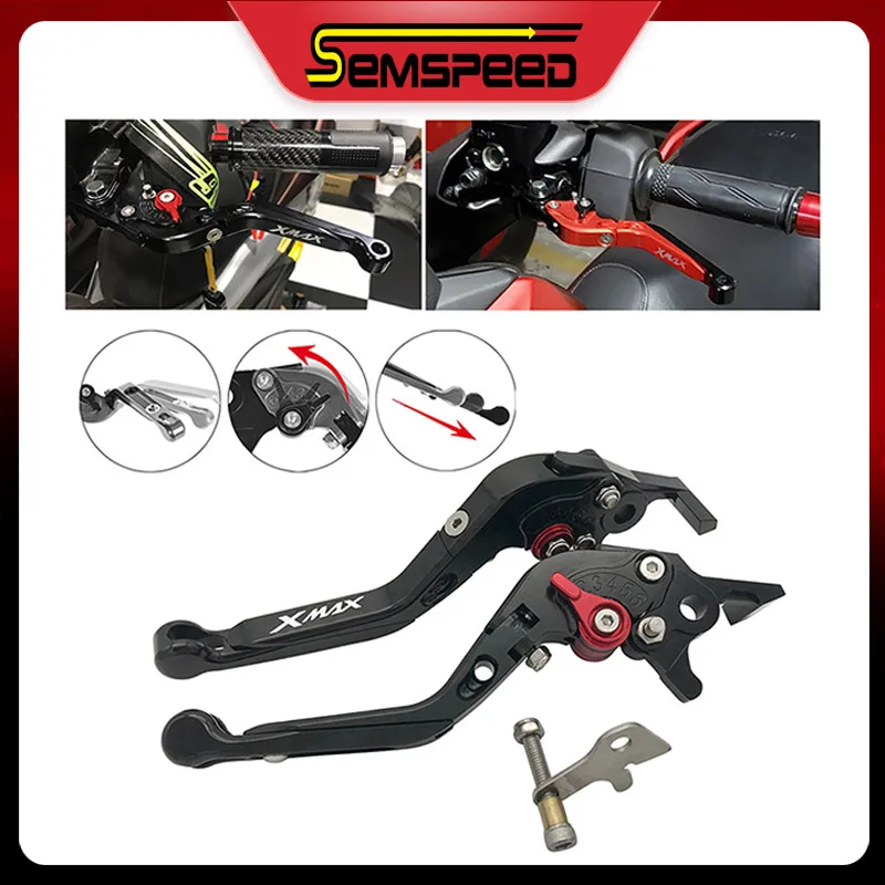 SEMSPEED мотоциклетные ручки сцепления и тормозные рычаги для Yamaha XMAX 400 300 250 125 2016 2017