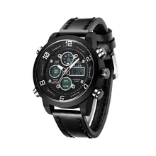 Многофункциональные мужские уникальные наручные часы с двойным дисплеем для альпинизма и плавания 10 м водонепроницаемые деловые светящиеся цифровые часы