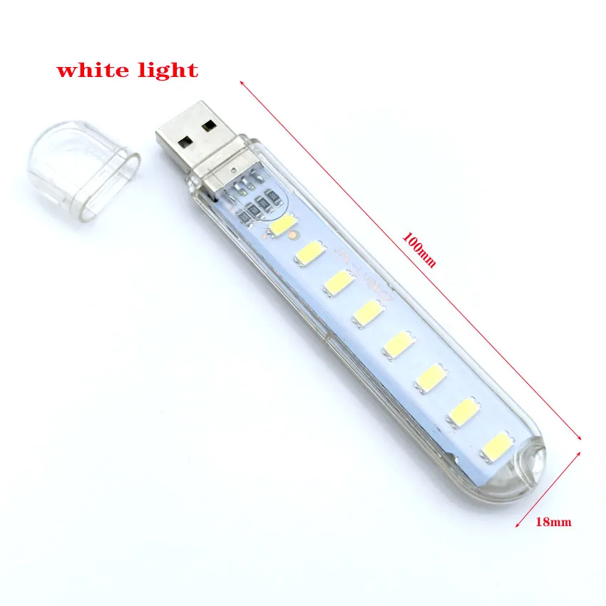 DC 5V USB Mini LED Book Lamp 5led 8led 20led 24led Portable LED Reading Light  USB Extension Line LED Night Light Camping Bulb - AliExpress