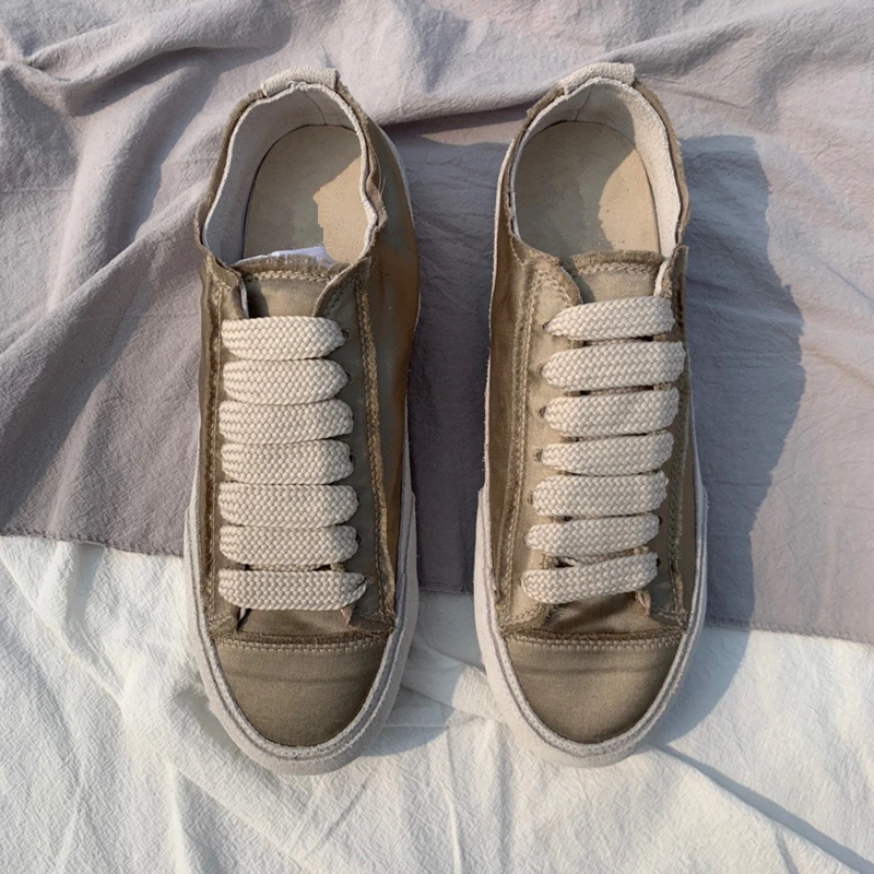 Women Shoes Casual Sneakers Women Sneakers Women Canvas Shoes Ins Fashion Blogger Vintage Silk Colorful Soft Sole