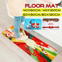 Коврик для ванной комнаты рождественский спальный коврик на кухню нескользящий Пол Дверной Коврик подарок украшение дома дышащий изысканный ковер