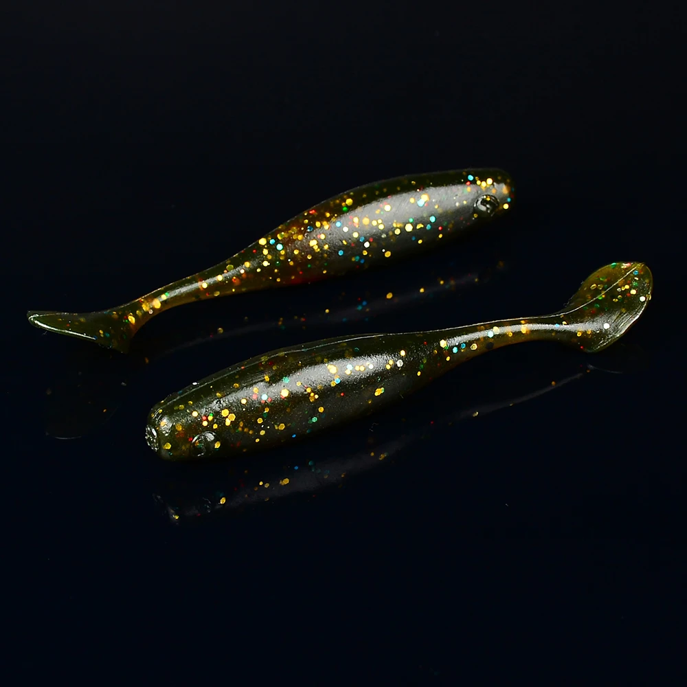 Sunlure 10 шт 6,2 г-0,22 унций/9 см-3,5" искусственная мягкая блесна, Япония Shad Swimbaits Jig Head Fly Fishing силиконовая резина для рыбалки - Цвет: G