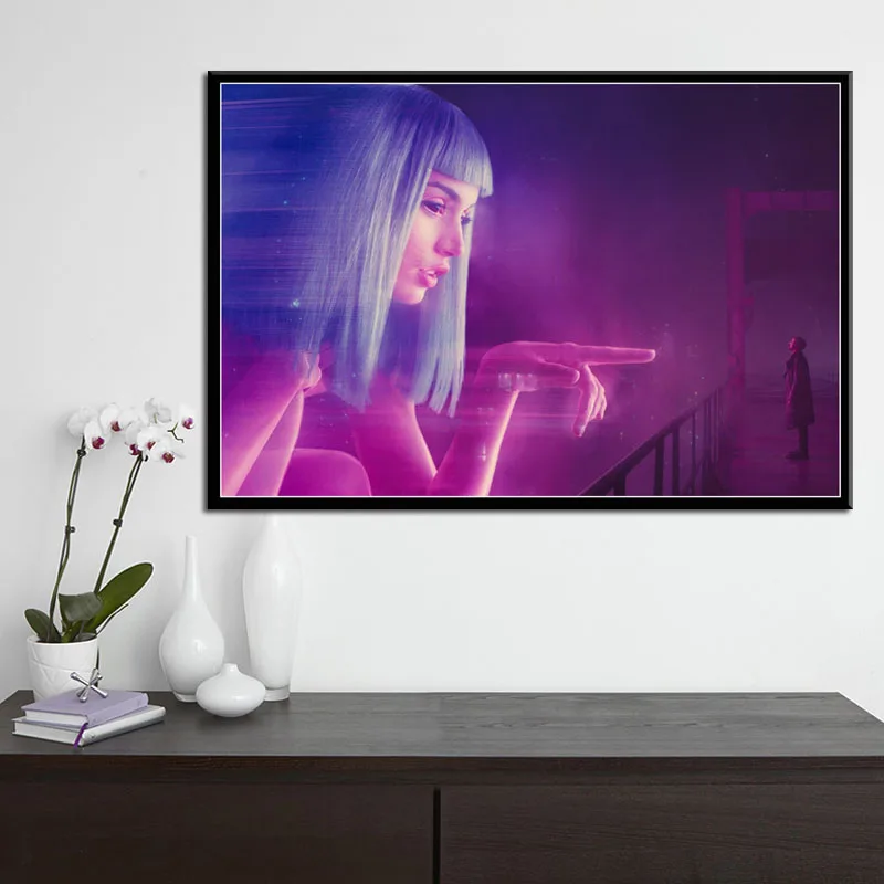 G270 художественный Декор 2049 Райан Гослинг Харрисон Форд классический научно-фантастический фильм Горячая настенная живопись на холсте Шелковый плакат