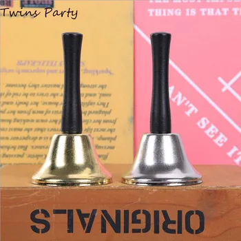 

Twins Party Christmas Hand Bell Santa Claus Jingle Bells Party Celebrate Rattle Tools Decoration Xmas New Year Santa Claus Party