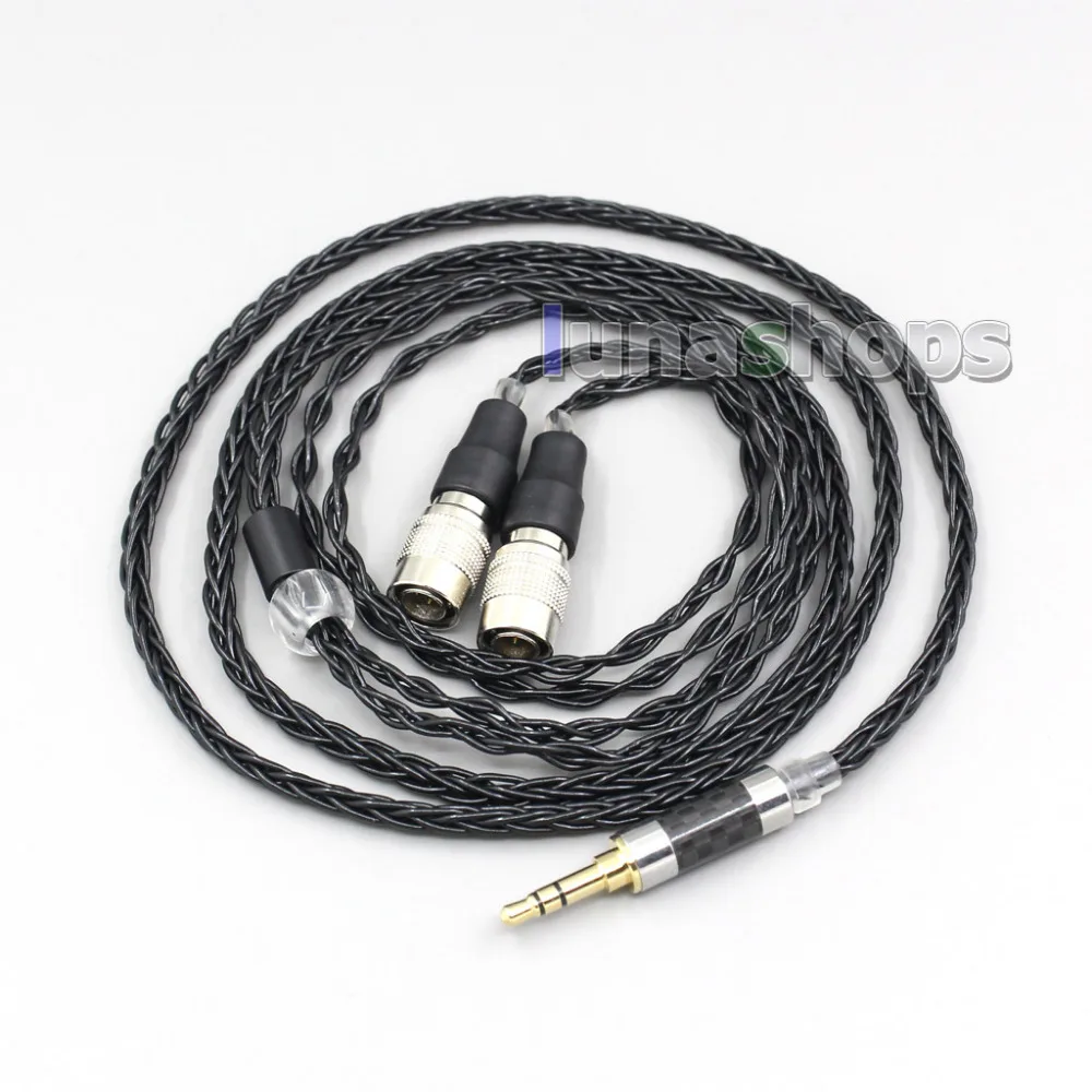 2,5 мм 3,5 мм XLR сбалансированный 8 Core OCC серебро смешанные кабель для наушников для Mr колонки эфир Alpha собака Prime LN006449