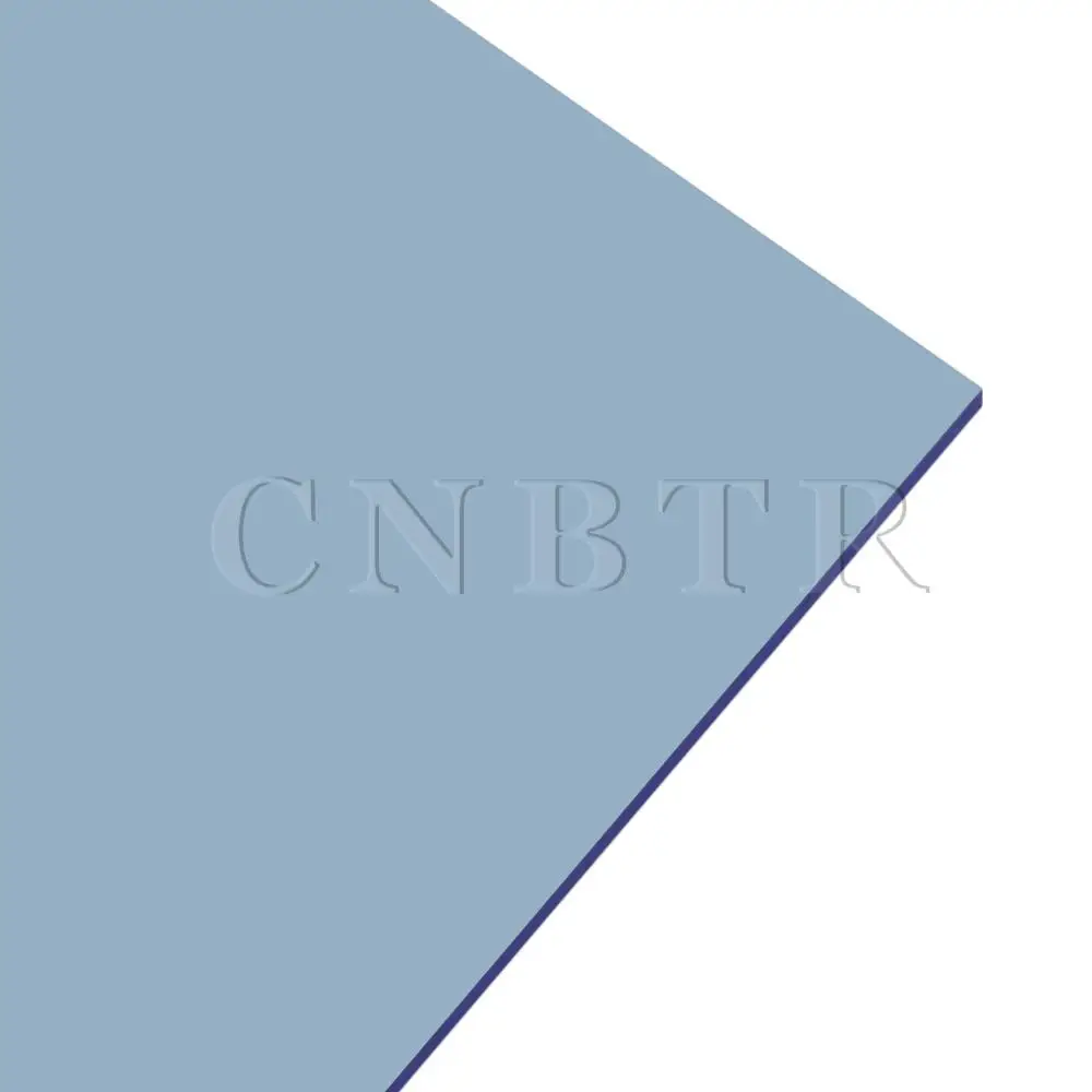 CNBTR, 5 шт., 8x8x0,23 см, акриловые листы, плексиглас, сделай сам, декорированные, прозрачные, синие