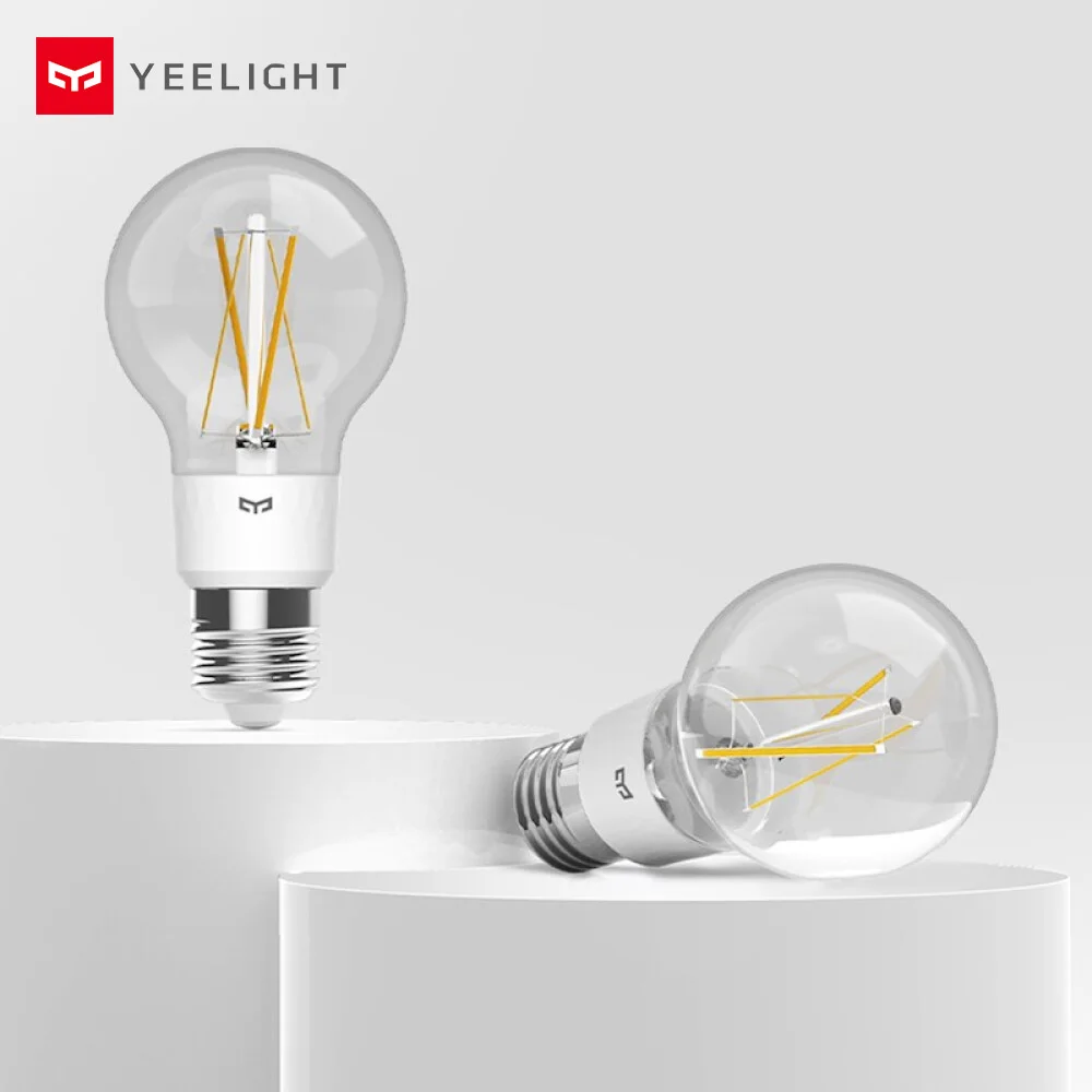 100% Original Yeelight YLDP12YL Home E27 Smart LED Filament Light 700 Lumens 6W Lemon Bulb Work With Apple Homekit | Освещение