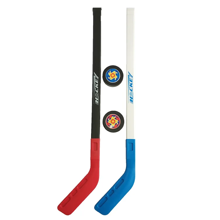 4pcs/set Winter Ice Skate Hockey Stick Training Tools Plastic Winter Sports Toy 72cm Fits For 3-6 years Kids Children