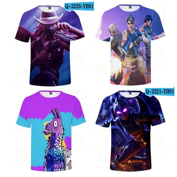 

Battle Royal Children's Wear Kids T-shirt Shooting Game 3d Shirt Boys Girls Short Sleeve Tops Tshirt Teen Clothes