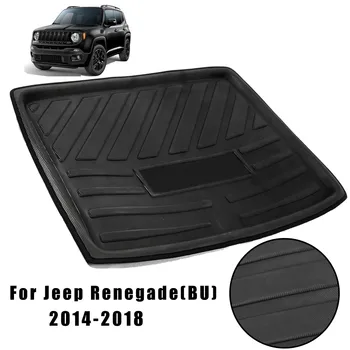 

Waterproof Car Cargo Boot Liner Tray Rear Trunk Floor Mat Carpet Protector Auto Anti Scratch Mat For Jeep Renegade(BU) 2014-2018