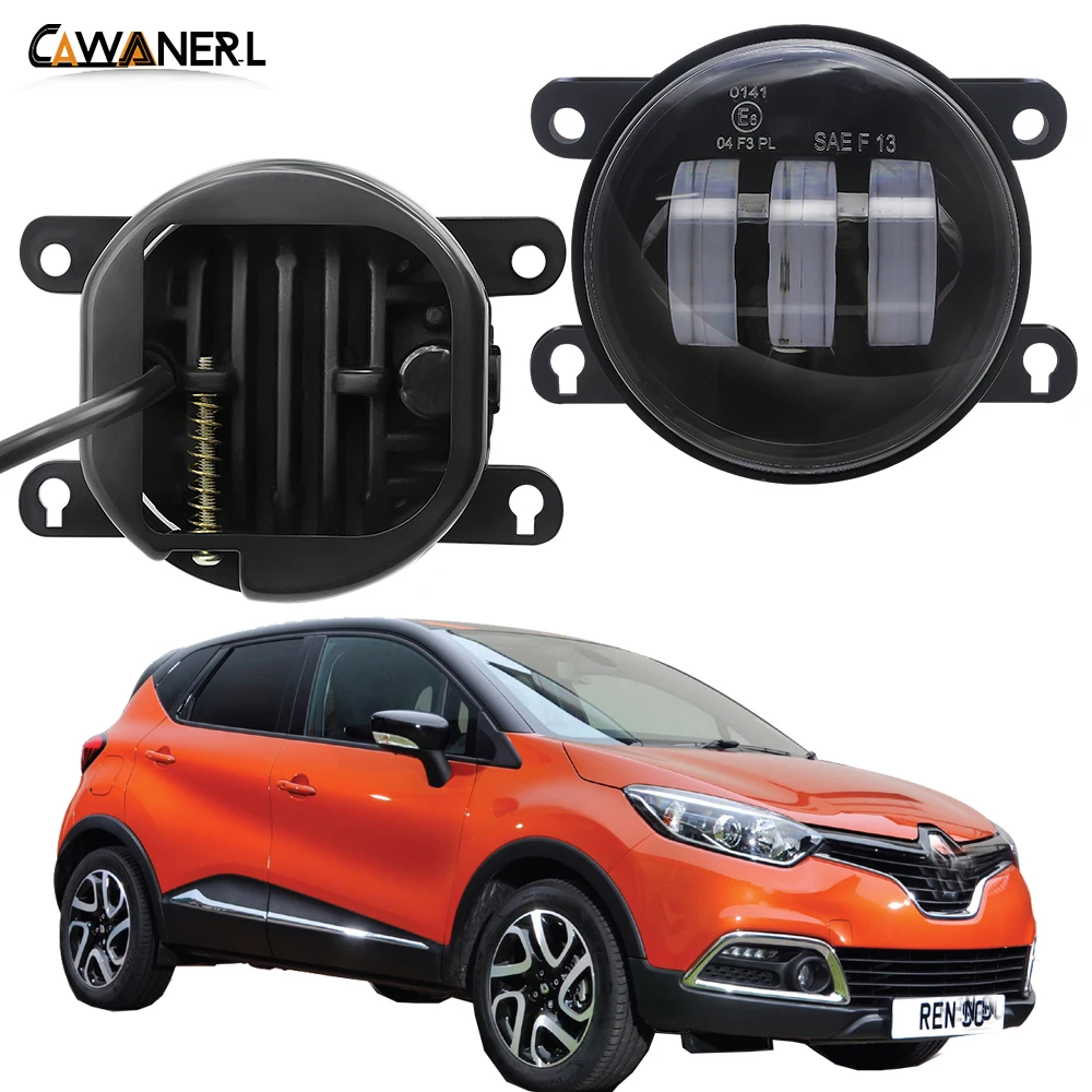 

Туман светильник в сборе Передний бампер автомобиля Светодиодный Противотуманные лампы дневного света светильник 30 Вт 6000LM для Renault Captur 2013 2014 2015 2016 2017