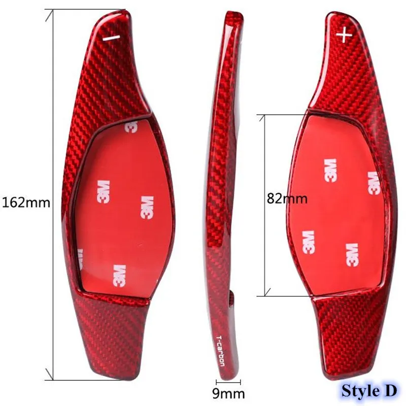 Автомобильный Стайлинг углеродное волокно рулевое колесо сдвиг весло