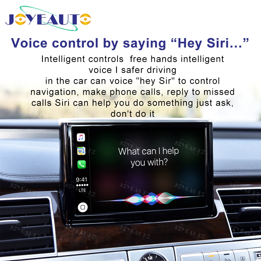 Joyeauto Wireless Apple Carplay For Audi A1 A3 A4 A5 A6 A7 A8 Q3 Q5 Q7 C6 MMI 3G 2G RMC 2005 -2018 iOS13 Android Mirror Car Play