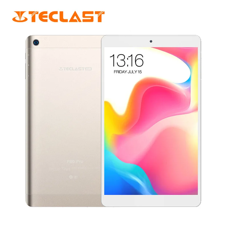 

Teclast P80 Pro Tablet Android Touchscreen 8 Inch 1280*800 3GB RAM 16GB ROM Dual WiFi Android 7.0 MTK8163 Quad Core Tablets GPS