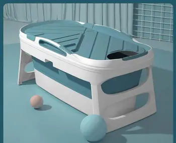 

Household Folding Bath Tub Adult Portable Bath Tub Adult Bathtub Full Body Tub Bath