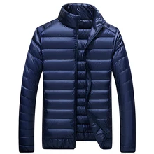 Winter New Stand Collar Ultra light Duck Down Jacket Men Windbreaker Warm Down Coat