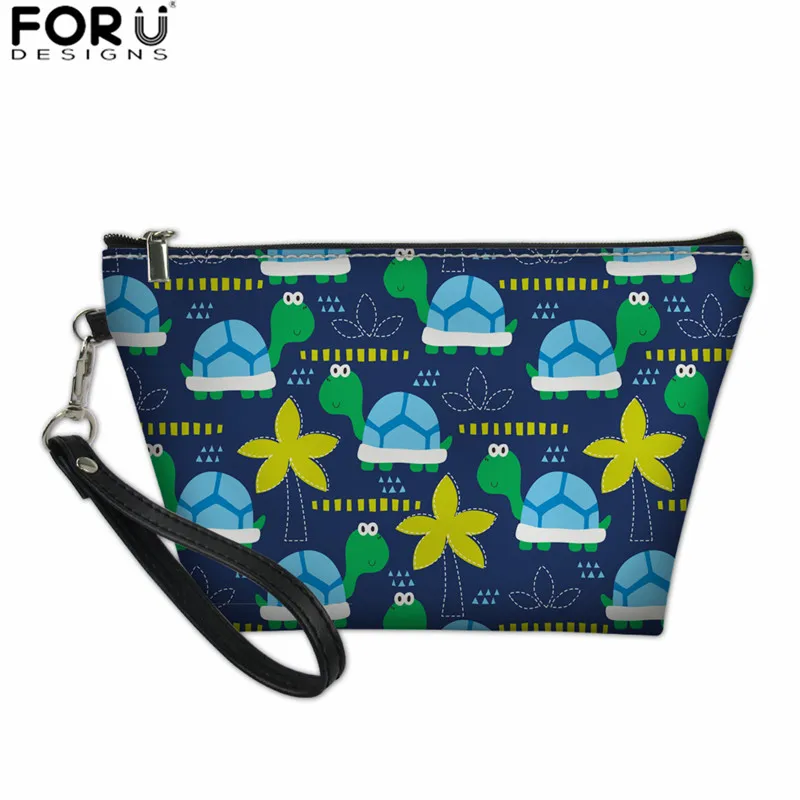 FORUDESIGNS/принт морской черепахи Макияж сумка для женщин девочек Переносные сумки маленькая косметичка женская гигиеническая Косметика сумка - Цвет: L5487Z8