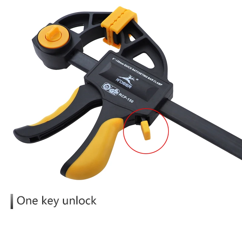 HFS R 2PCS Quick Release 6 Bar Clamp with 13 Spreader Ratcheting Bar Clamp