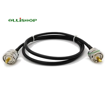 

pl259 to pl259 male RG58 Coaxial Cable Pigtail Jumper UHF PL-259 male Connector Antenna Cable For CB, Amateur Ham Radio