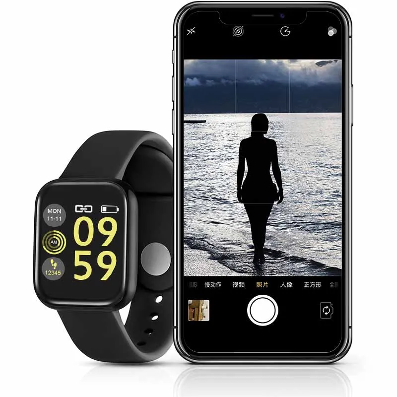 Умные часы для мужчин водонепроницаемые спортивные iphone телефона умные монитор