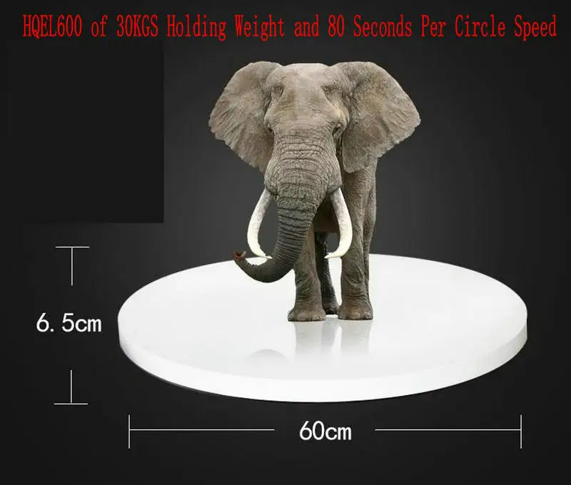 Two Way Electric Rotating Turntable Display Stand Lazy Susan Base for Photography Shooting (3)