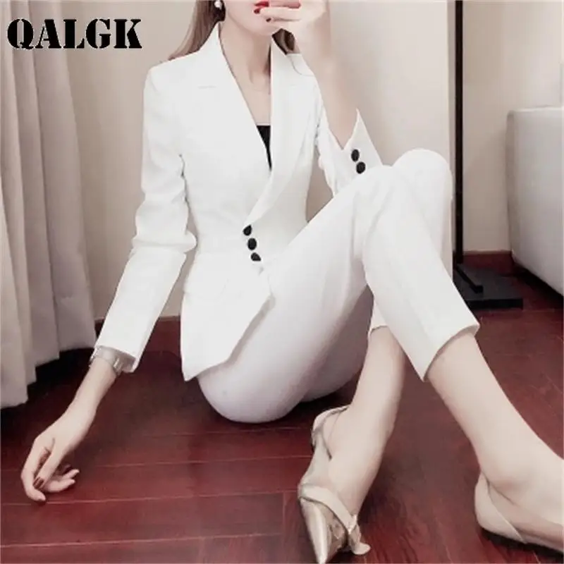 Европейская Женская одежда pak nieuwe vrouwen Slanke Dame темперамент lente mode twee stuk pak hoge kwaliteit trend tx
