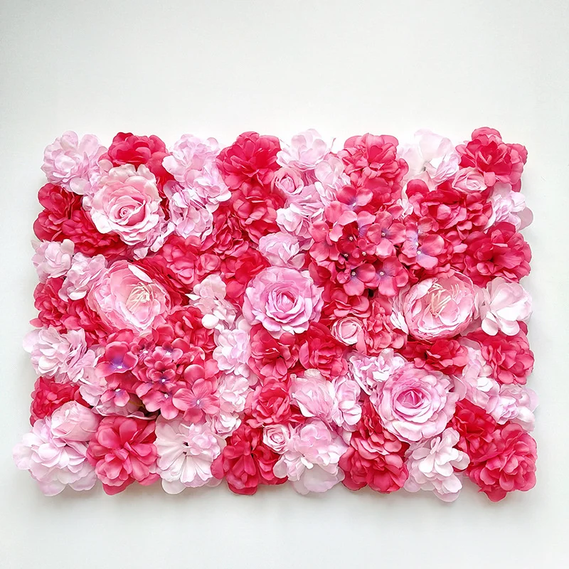 

Artificial Flowers DIY Wedding Engagement Birthday Decoration Flower Wall Rose Flower Romantic Neon Light Party Backdrop Decor