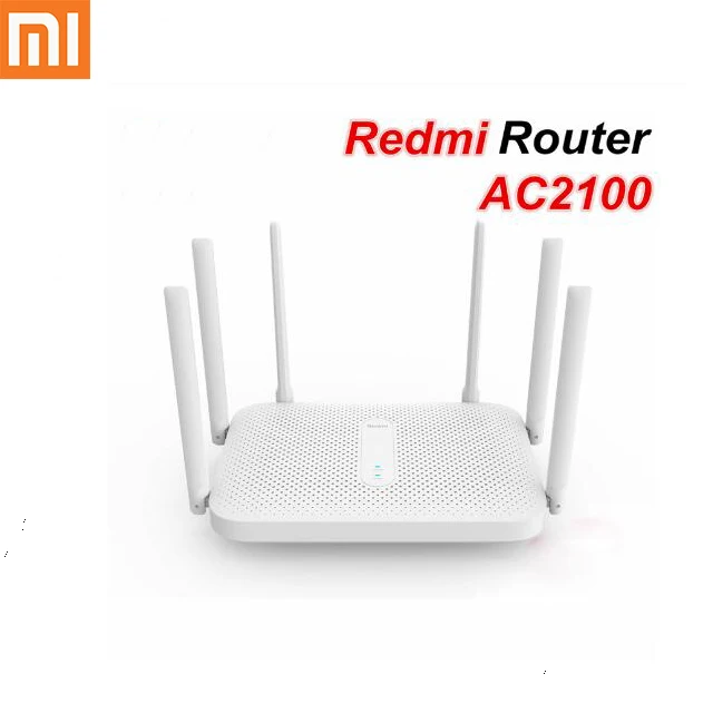 

Xiaomi Redmi AC2100 Router Gigabit 2.4G 5.0GHz Dual-Band 2033Mbps Wireless Router Wifi Repeater With 6 High Gain Antennas Wider