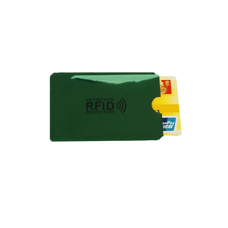 Цветной Анти Rfid кошелек блокирующий считыватель Блокировка банк держатель карты анти-сканирование RFID блокатор NFC Экранирование кредитные карты сумка BAG1035