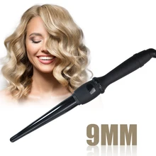 Профессиональный 9 мм Глубокая завивка волос Завивка волнистая машина винт барабан для завивки волос щипцы для завивки