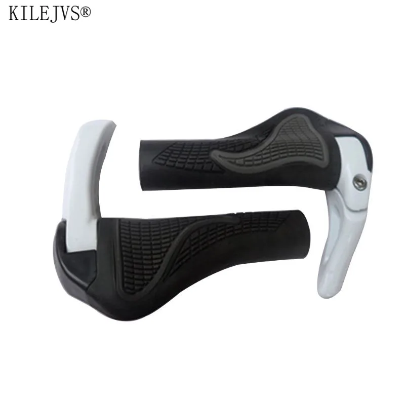 Mountain Bike MTB Grips Lock on Plugs Ergonomic Handlebar Grip Equipment Accessories