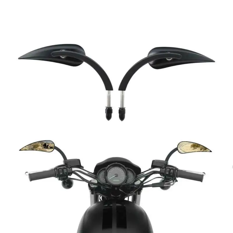 Зеркало заднего вида 8 мм для Harley Sportster XL 1200 883 Dyna Fat Boy FXDF FXDL Softail Springer Heritage CVO Touring Street